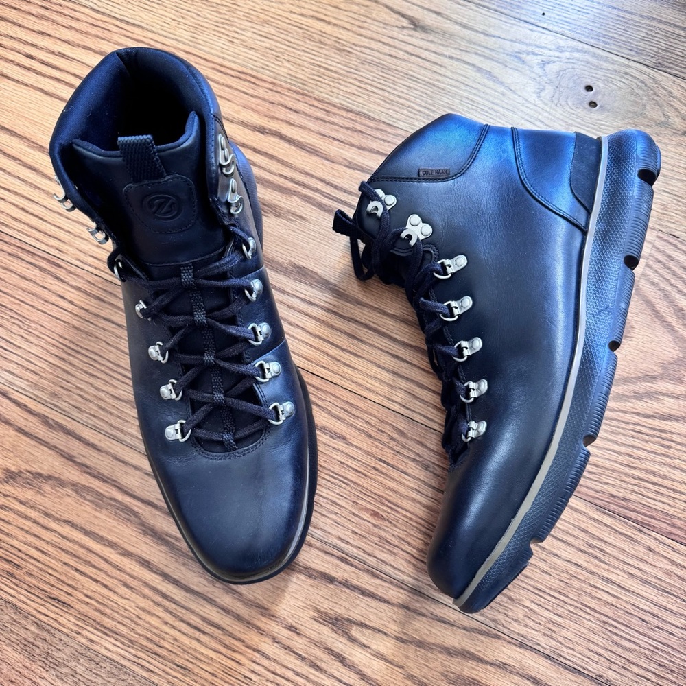 EUC Cole Haan Men's ZEROGRAND Omni Hiker Waterproof Boots (C35584) size 11.5